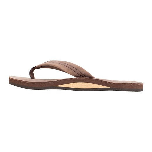 Rainbow Men's Single Layer Premier Leather - Brown (Side)